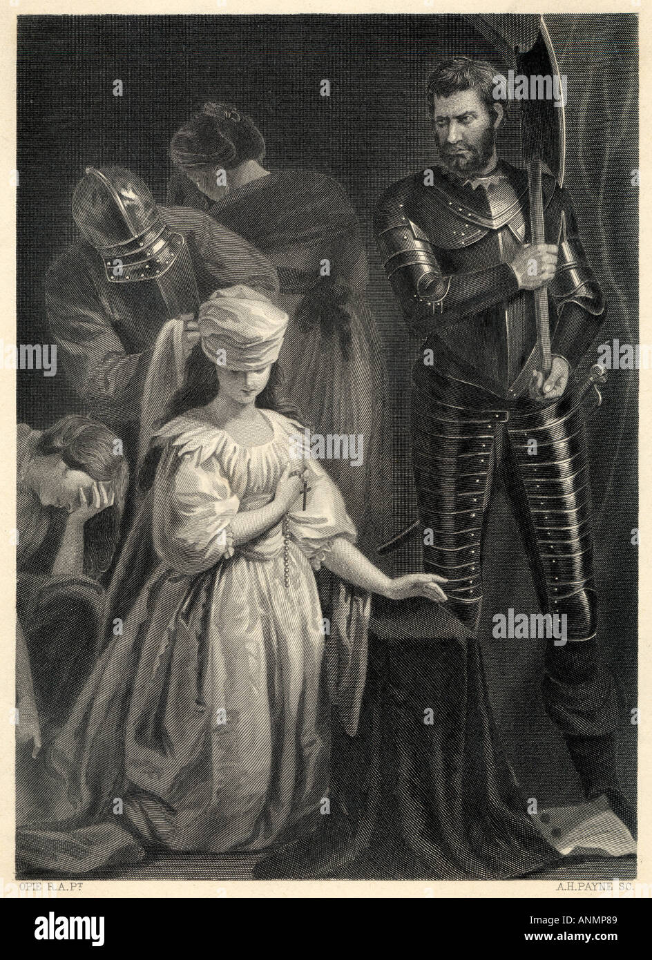 Queen Of Scots Executed Stock Photo Alamy