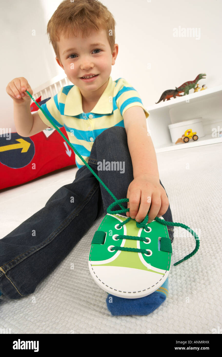 shoelace practice toy