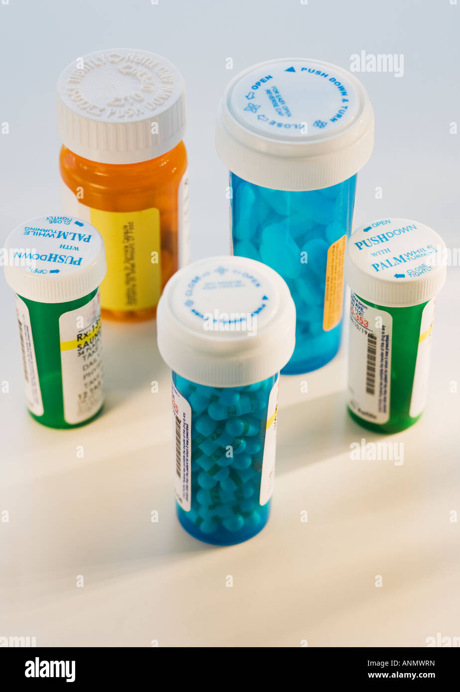 Medication Pharmacy Child Proof Container Stock Photo - Image of  medication, container: 112943206