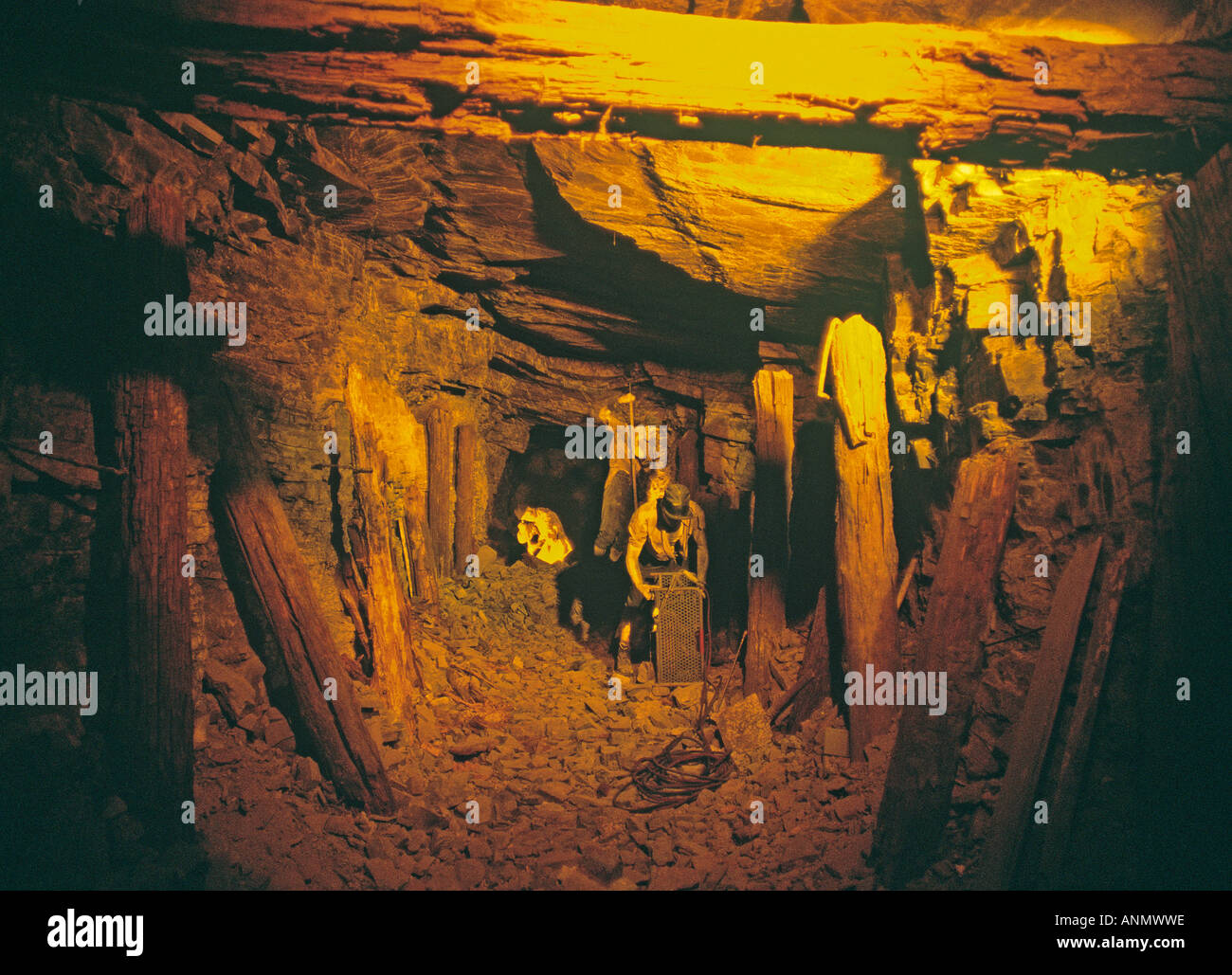 Construction of tunnels for the Underground Hospital built by The