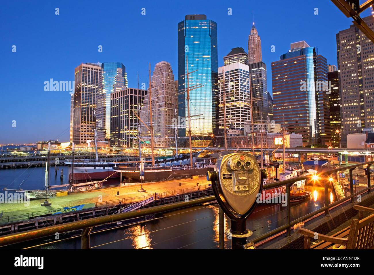 Seaport, New York City Stock Photo - Alamy