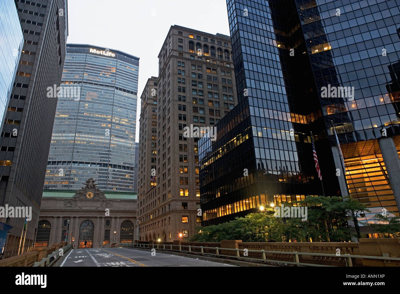 Met Life Building, Park Avenue, New York City Stock Photo