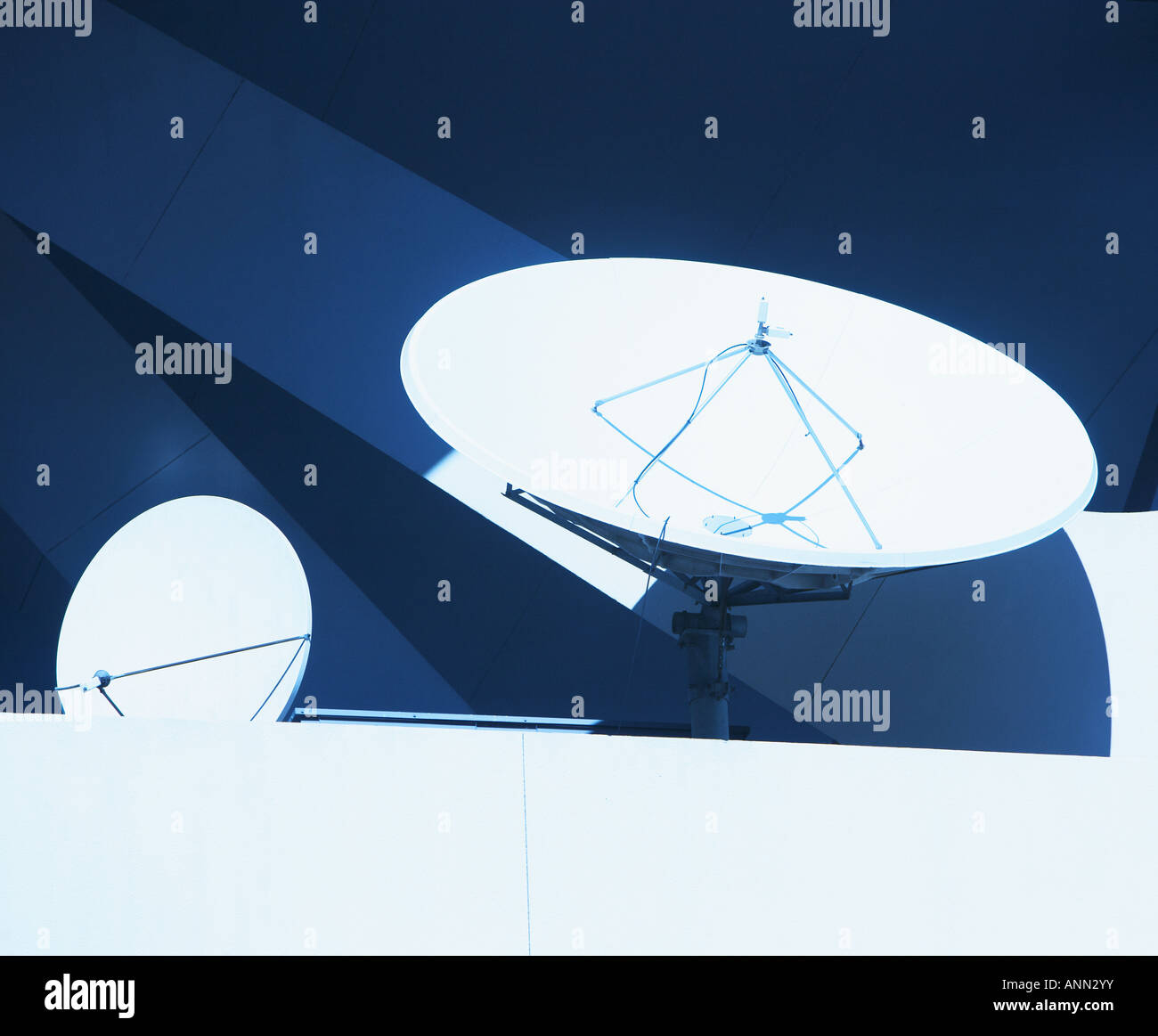 sattelite dishes Stock Photo