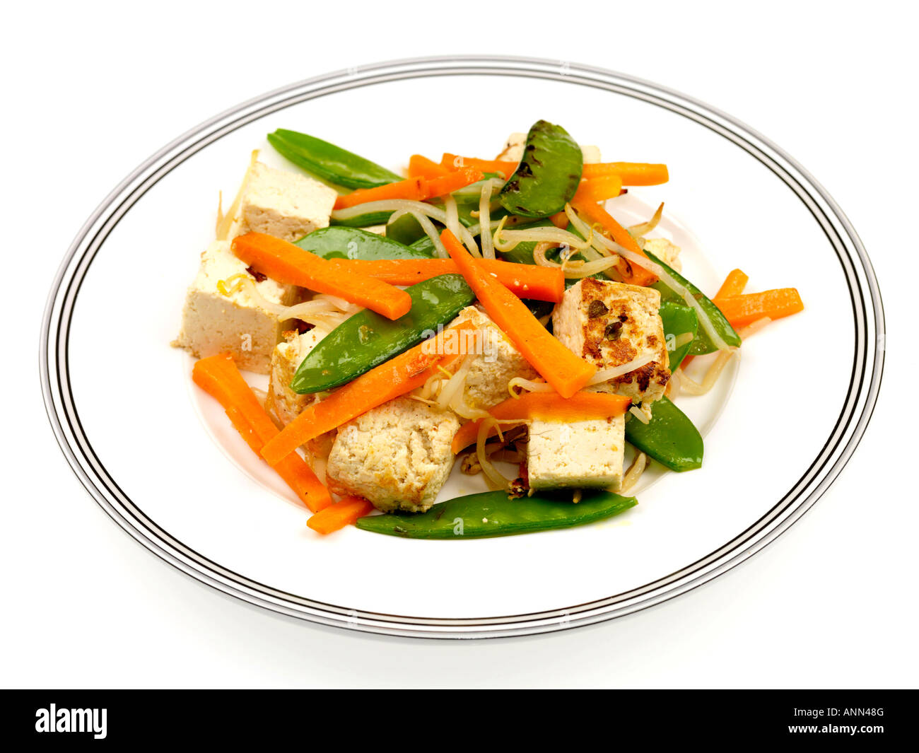 Tofu Stir Fry Stock Photo - Alamy