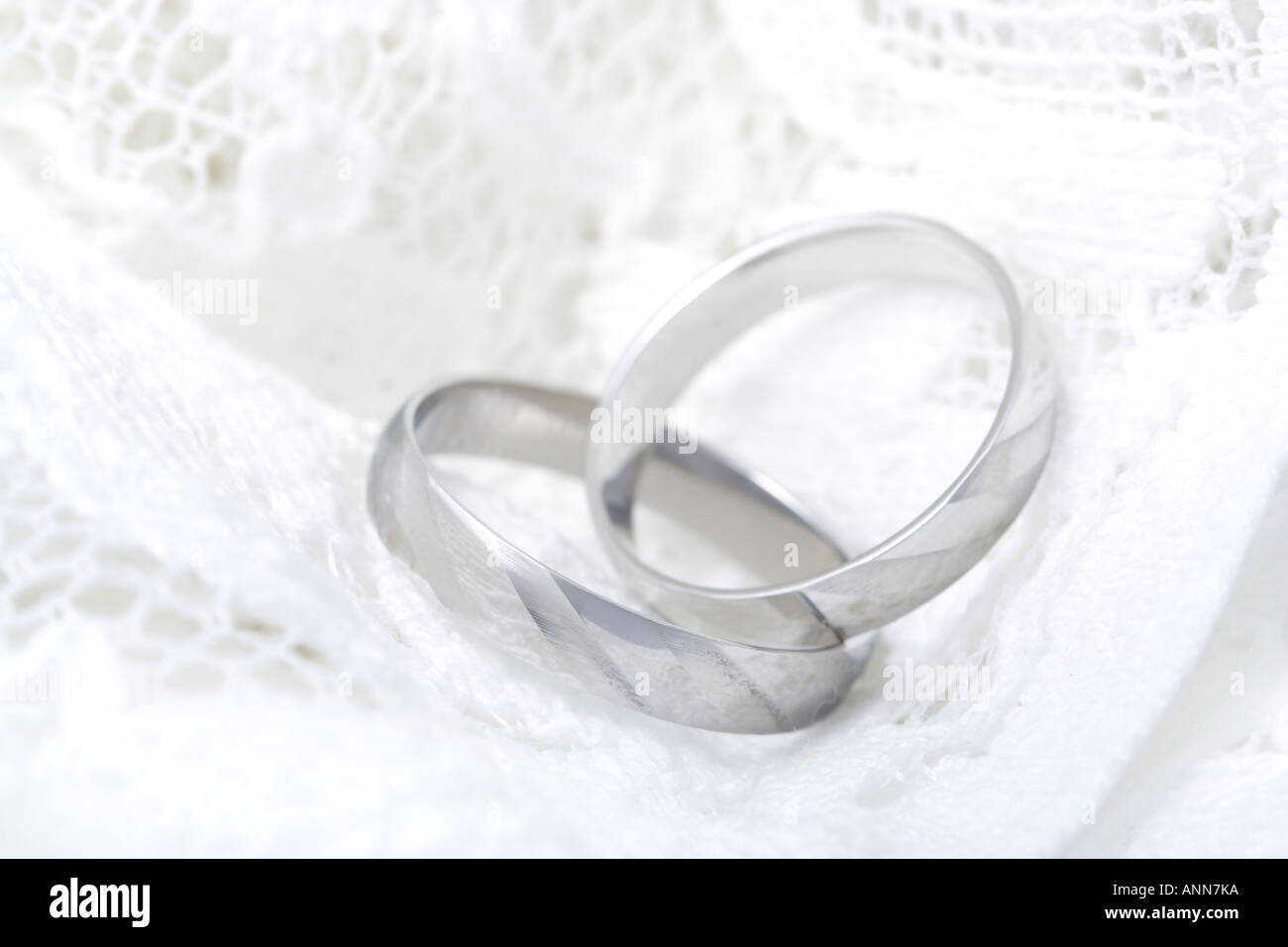 platina rings Stock Photo