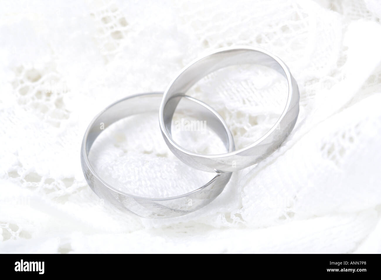 platina rings Stock Photo