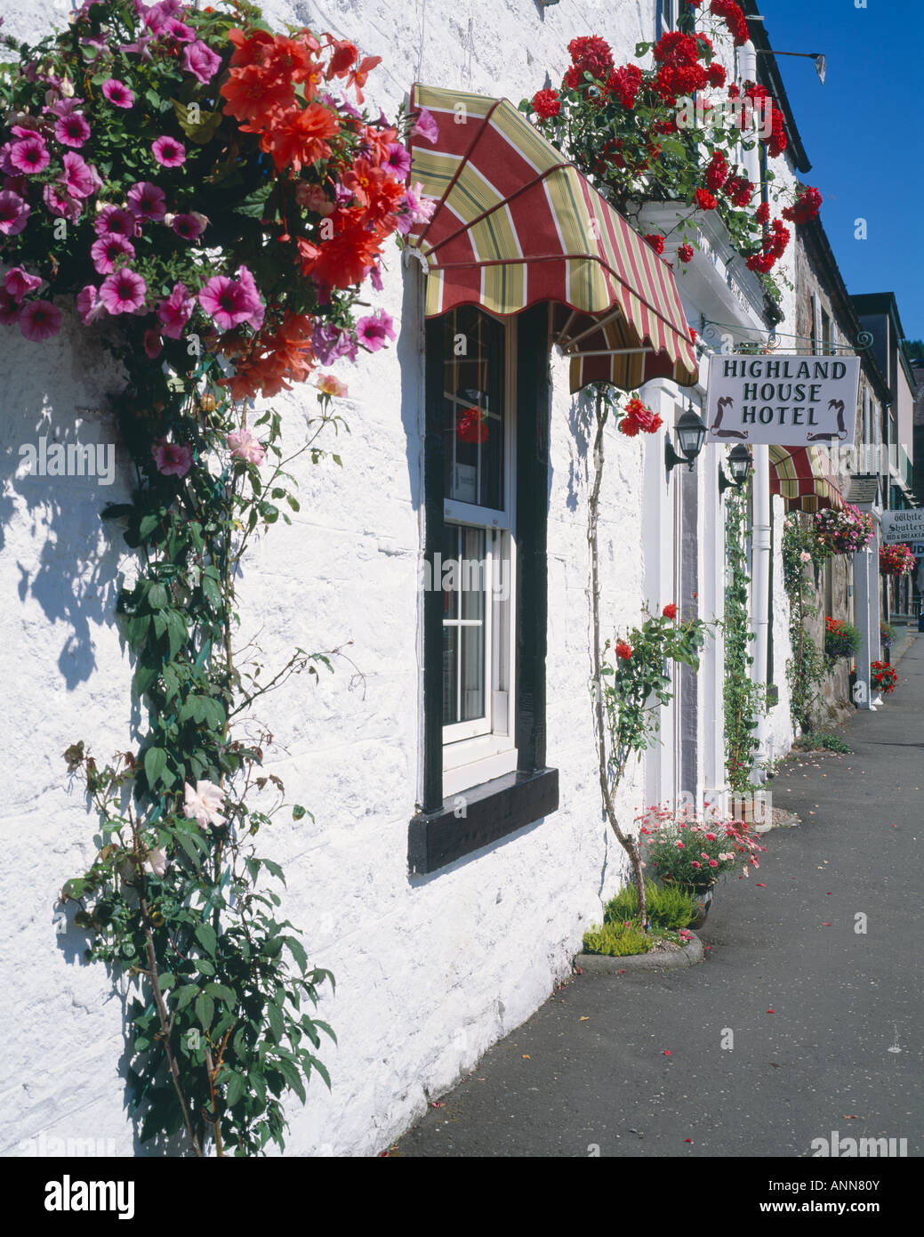 Hotel in Callander, Stirling, Scotland, UK Stock Photo Alamy