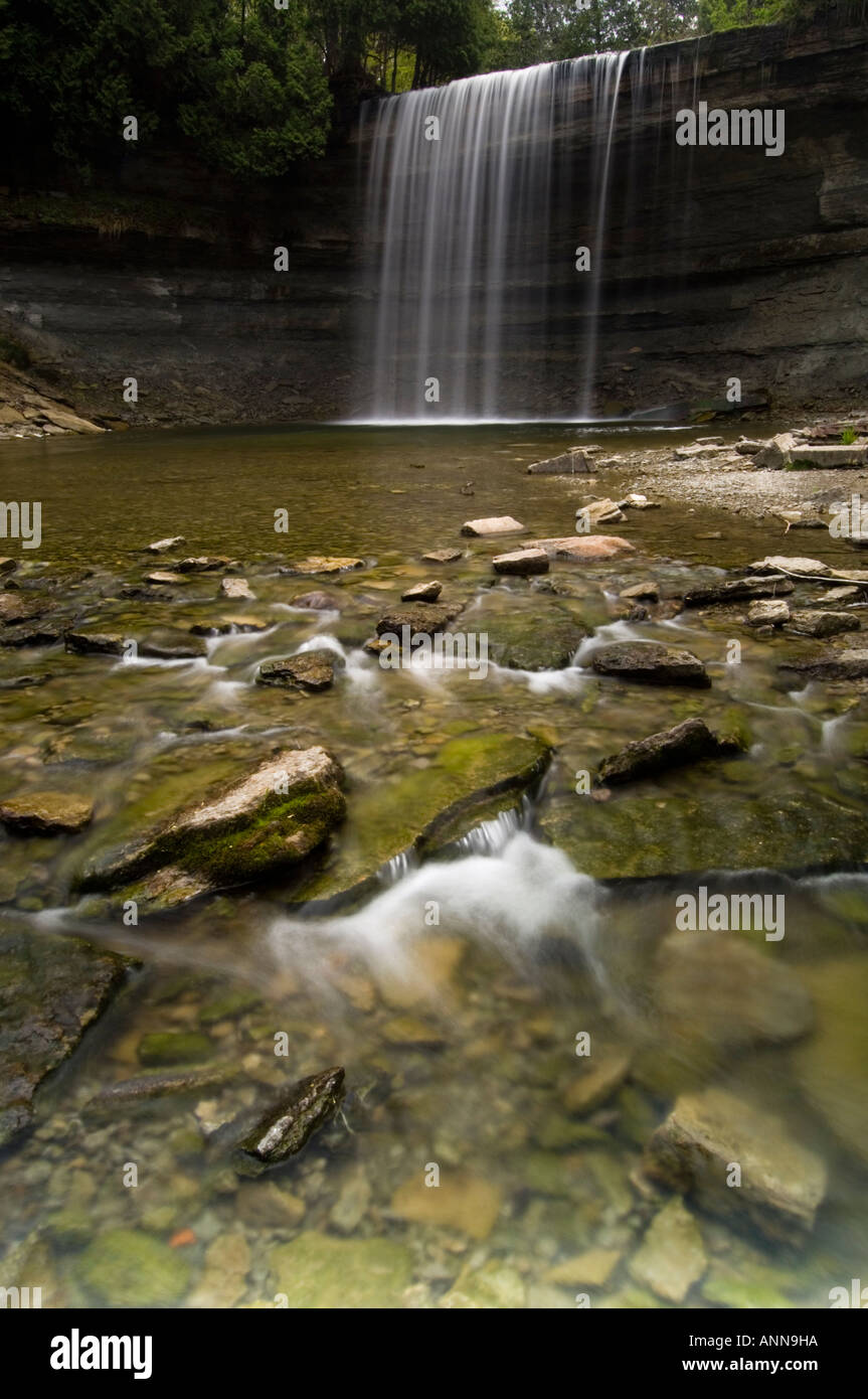 Bridal Veil Falls and Kagawong River Kagawong Manitoulin Island Ontario