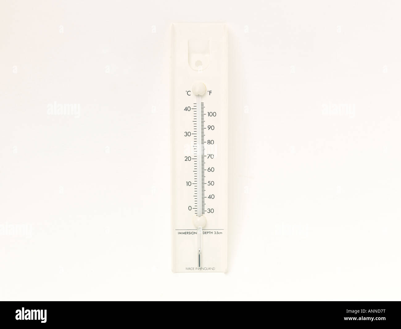 Mercury Laboratory Thermometer Stock Photo Alamy