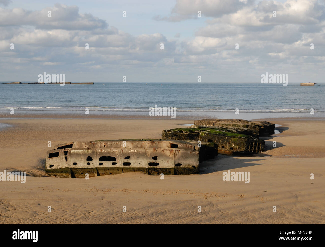 Sections of Mulberry Harbour used in D-Day Normandy landings ...