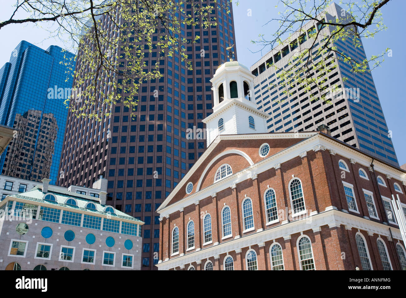 USA Massachusetts Boston Faneuil hall Quincy Market Stock Photo Alamy