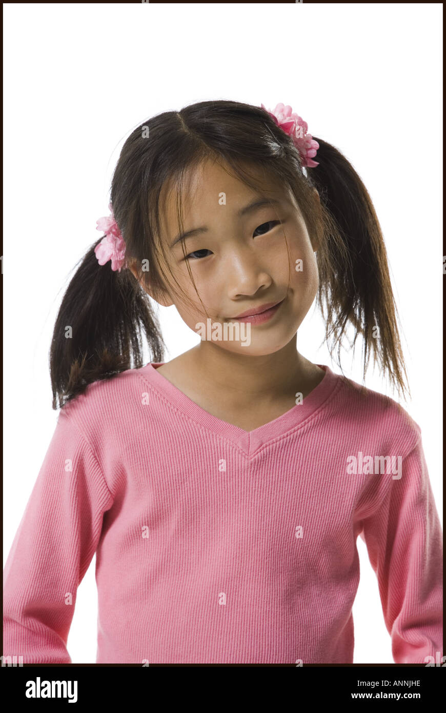 Portrait of a girl smiling Stock Photo