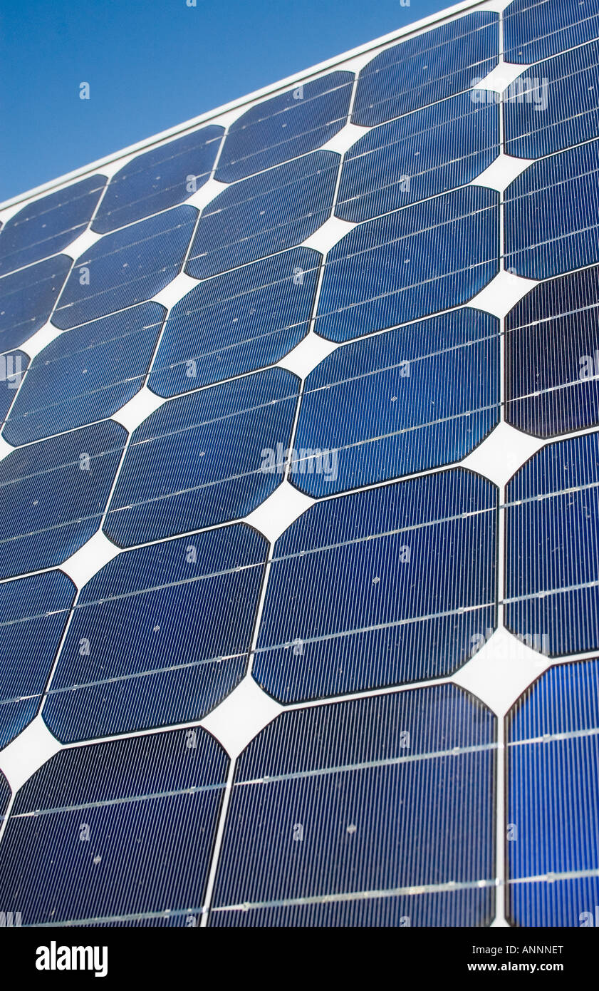 Photovoltaic solar panels Stock Photo