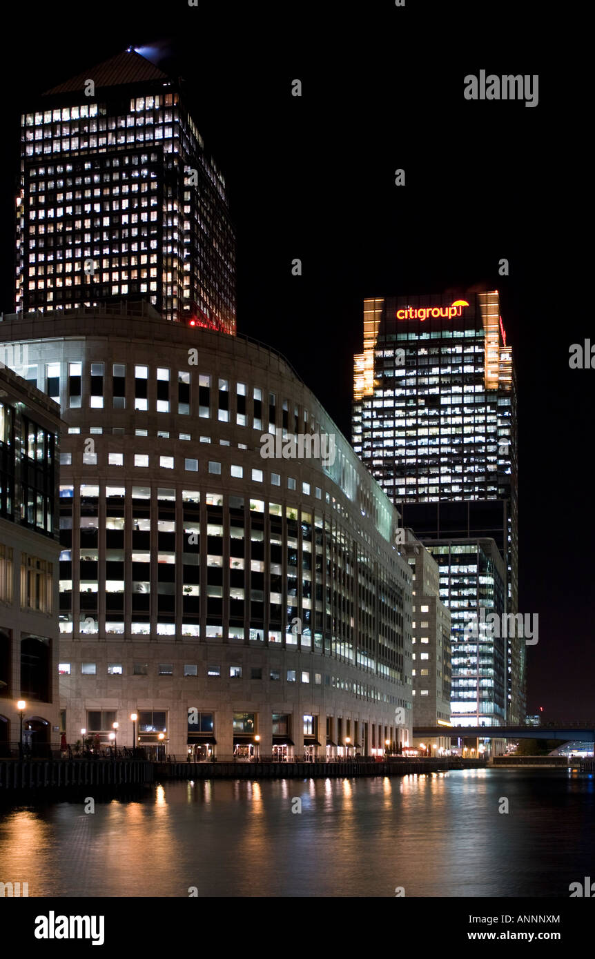 Canary Wharf - Docklands - London Stock Photo