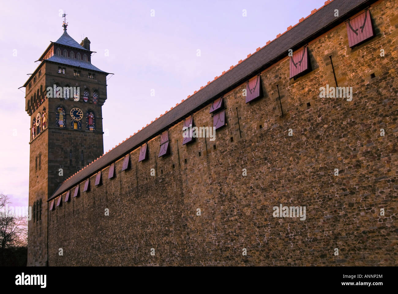 Welsh historical clock tower hi-res stock photography and images - Alamy
