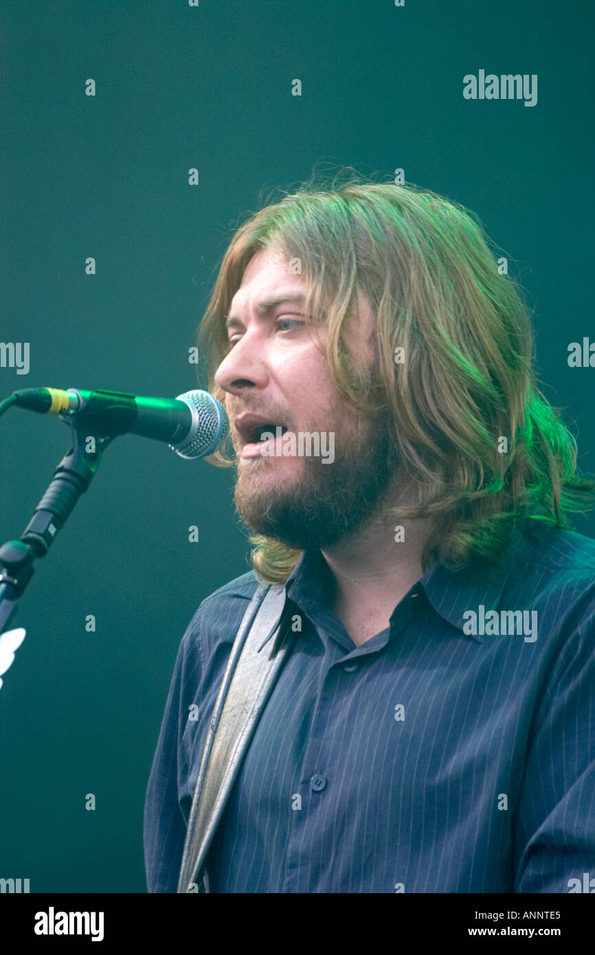 Jimi Goodwin of Doves band performing at Glastonbury Festival of ...