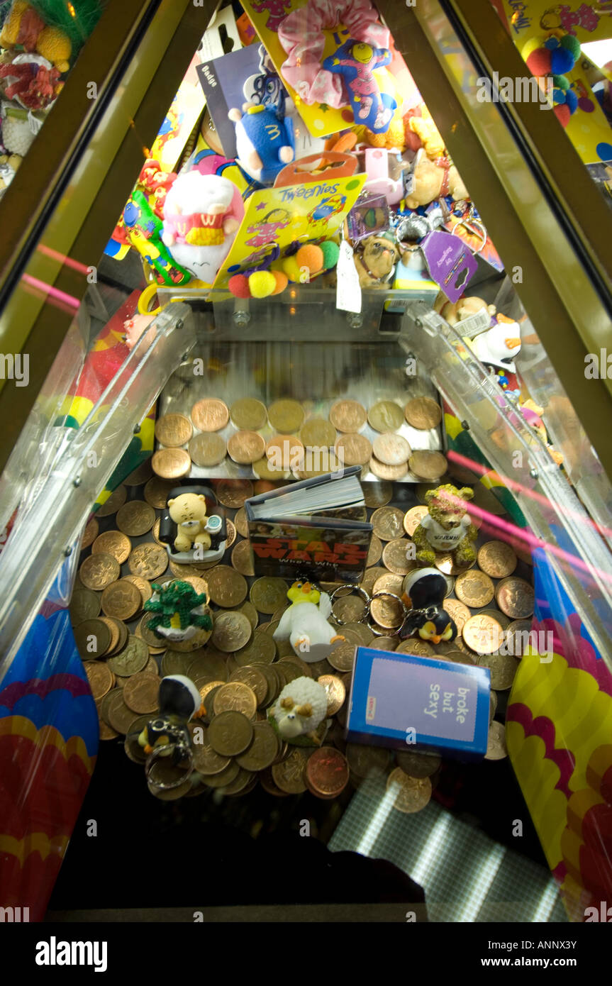 Penny Falls Arcade Game Stock Photo Alamy