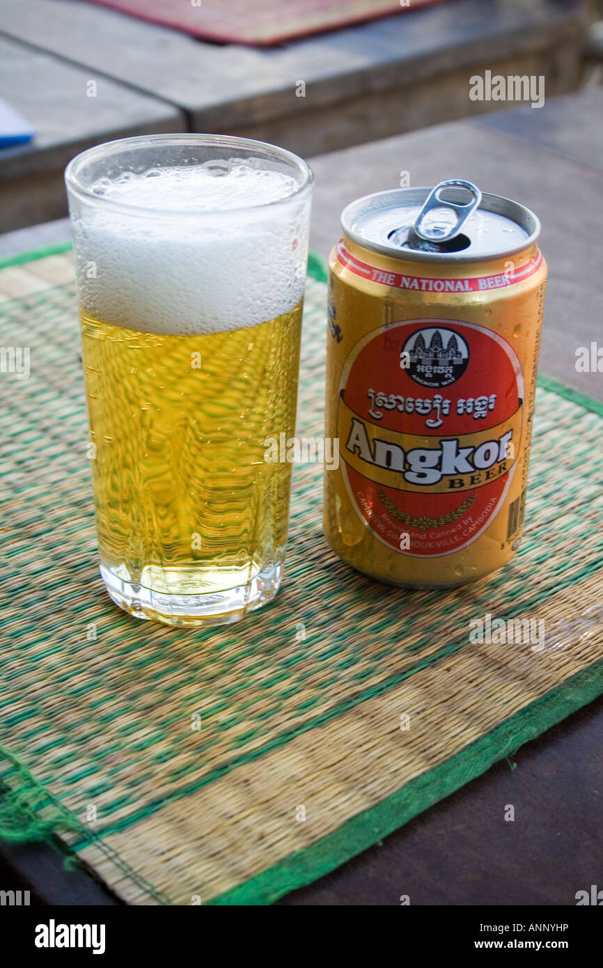Angkor beer glass hires stock photography and images Alamy