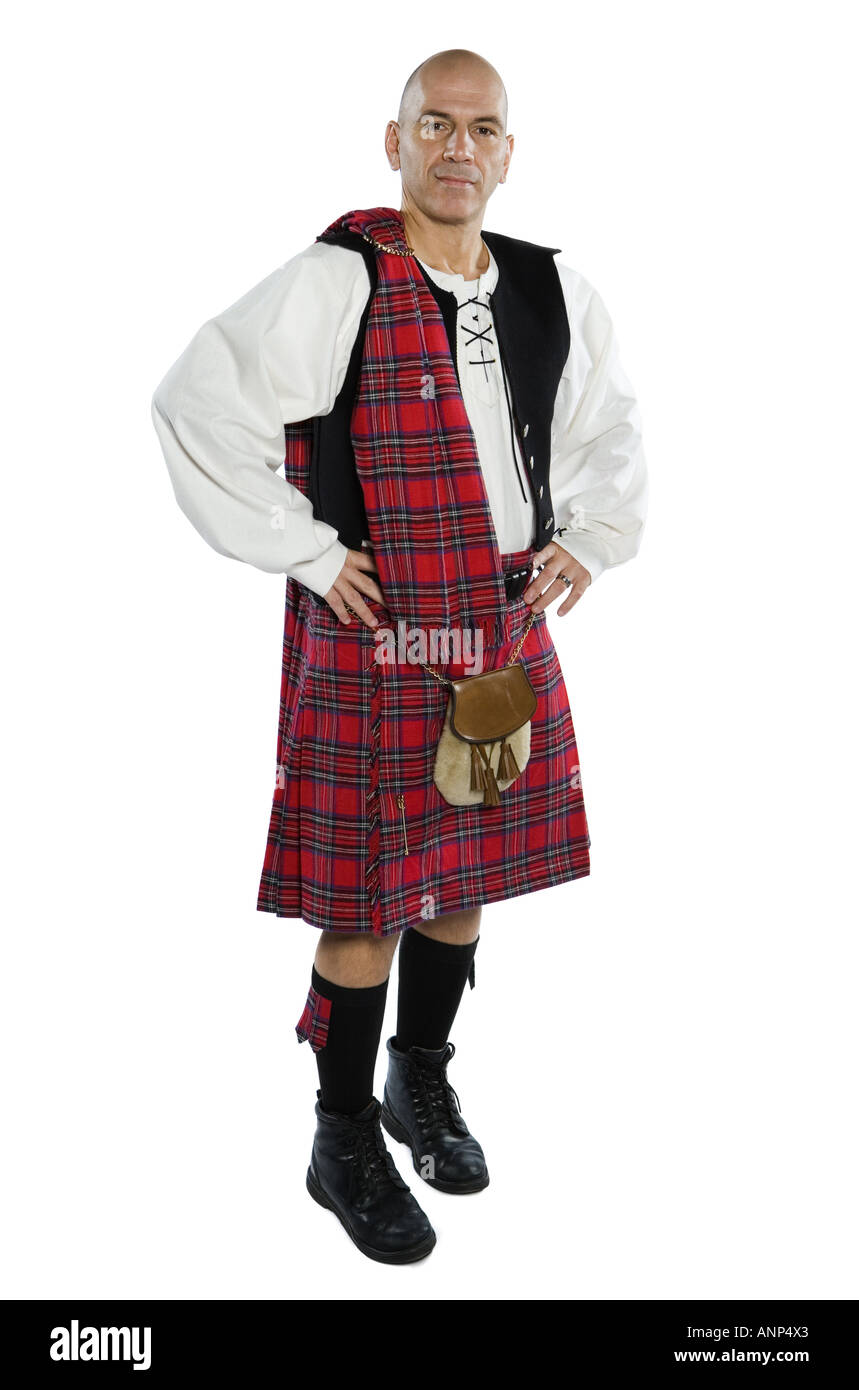 Scottish traditional dress kilt hi-res stock photography and images - Alamy