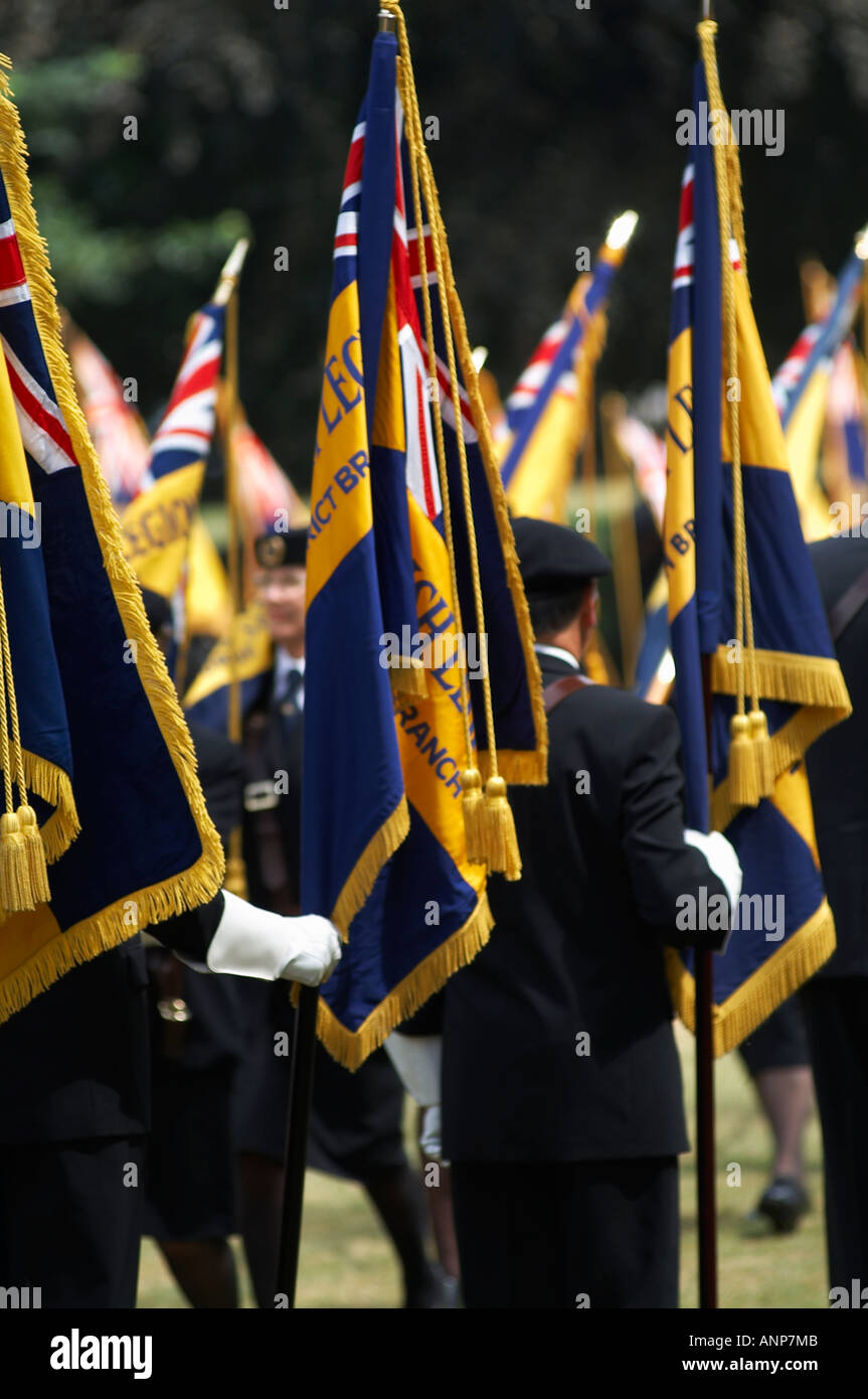Royal british legion standard bearers hires stock photography and