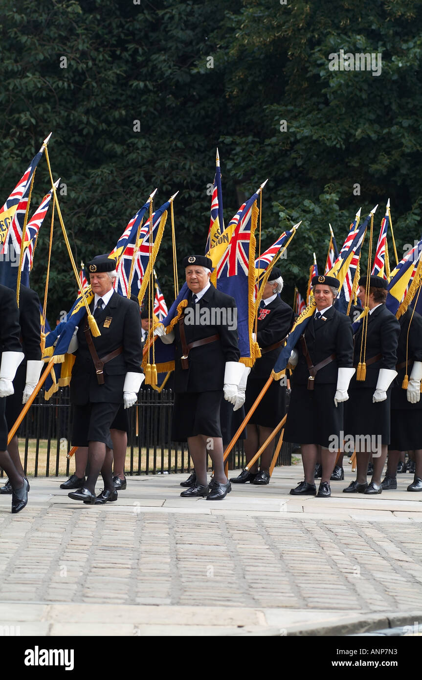 Royal, British, legion, standard, bearers, flag, remembrance, Sunday