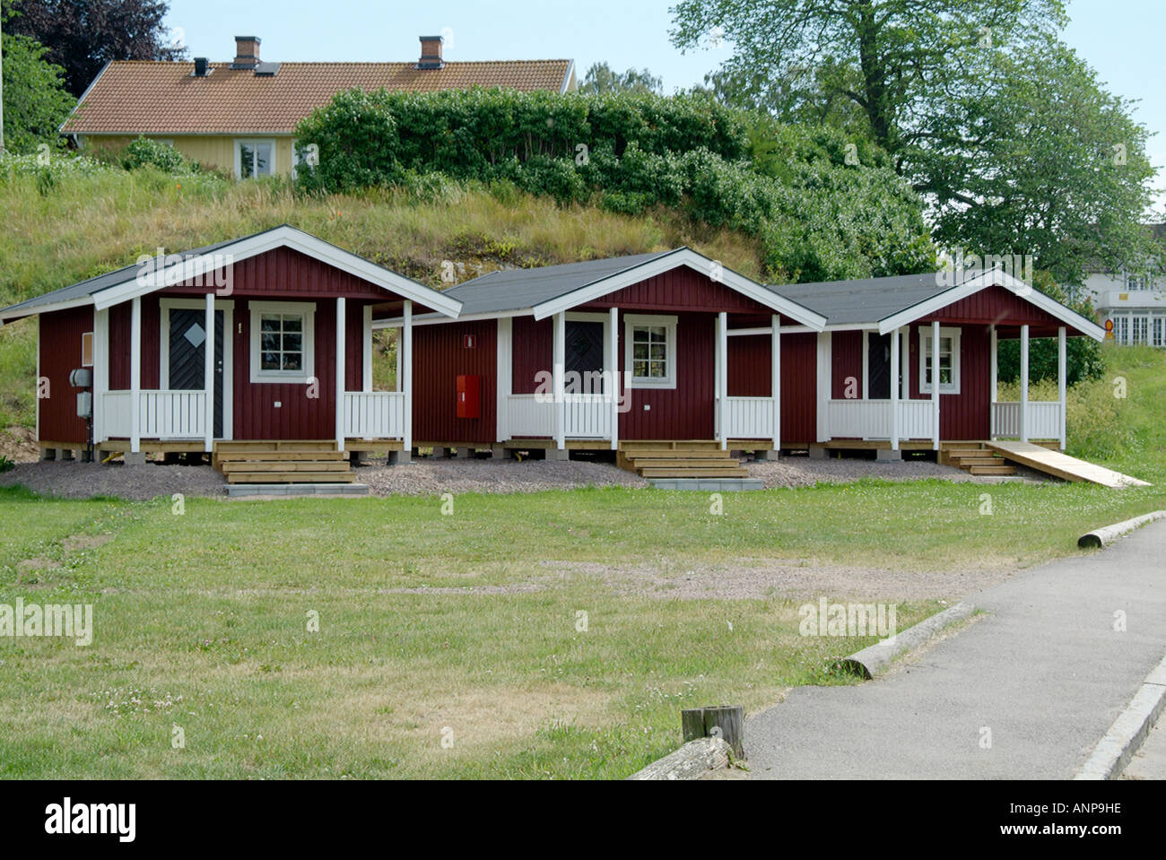 log, wood, cabins, tourist, tourism, sweden, swedish, chalet, campsite