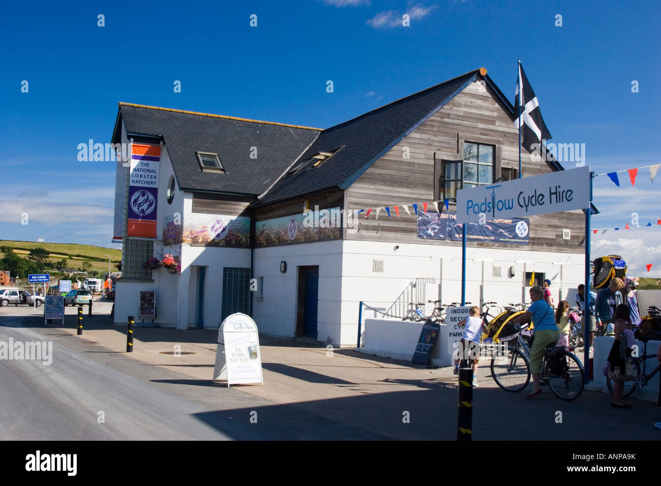 The National Lobster Hatchery in Padstow north Cornwall Stock Photo Alamy
