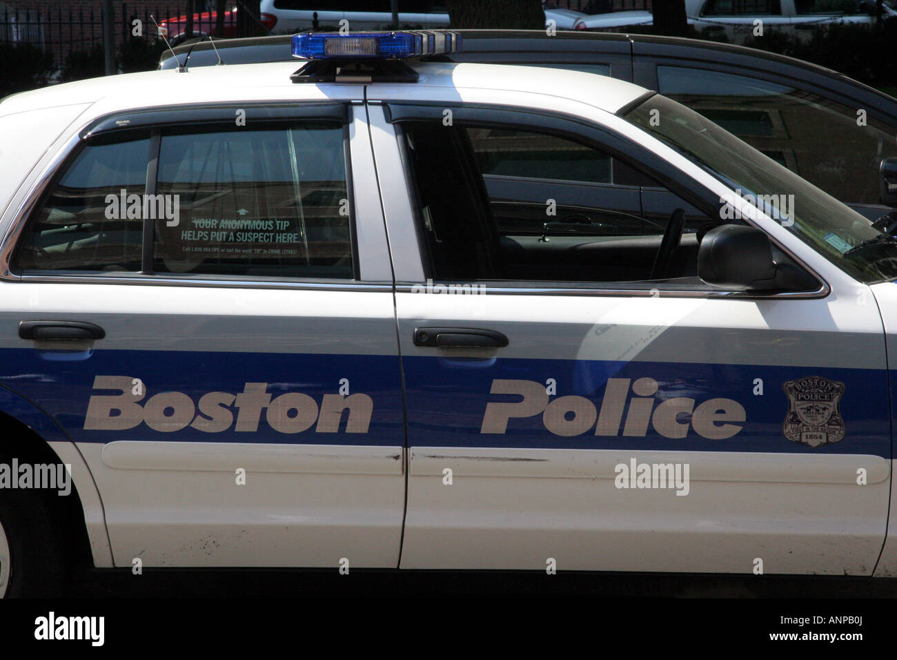 Boston Police Department Car Massachusetts USA Stock Photo Alamy