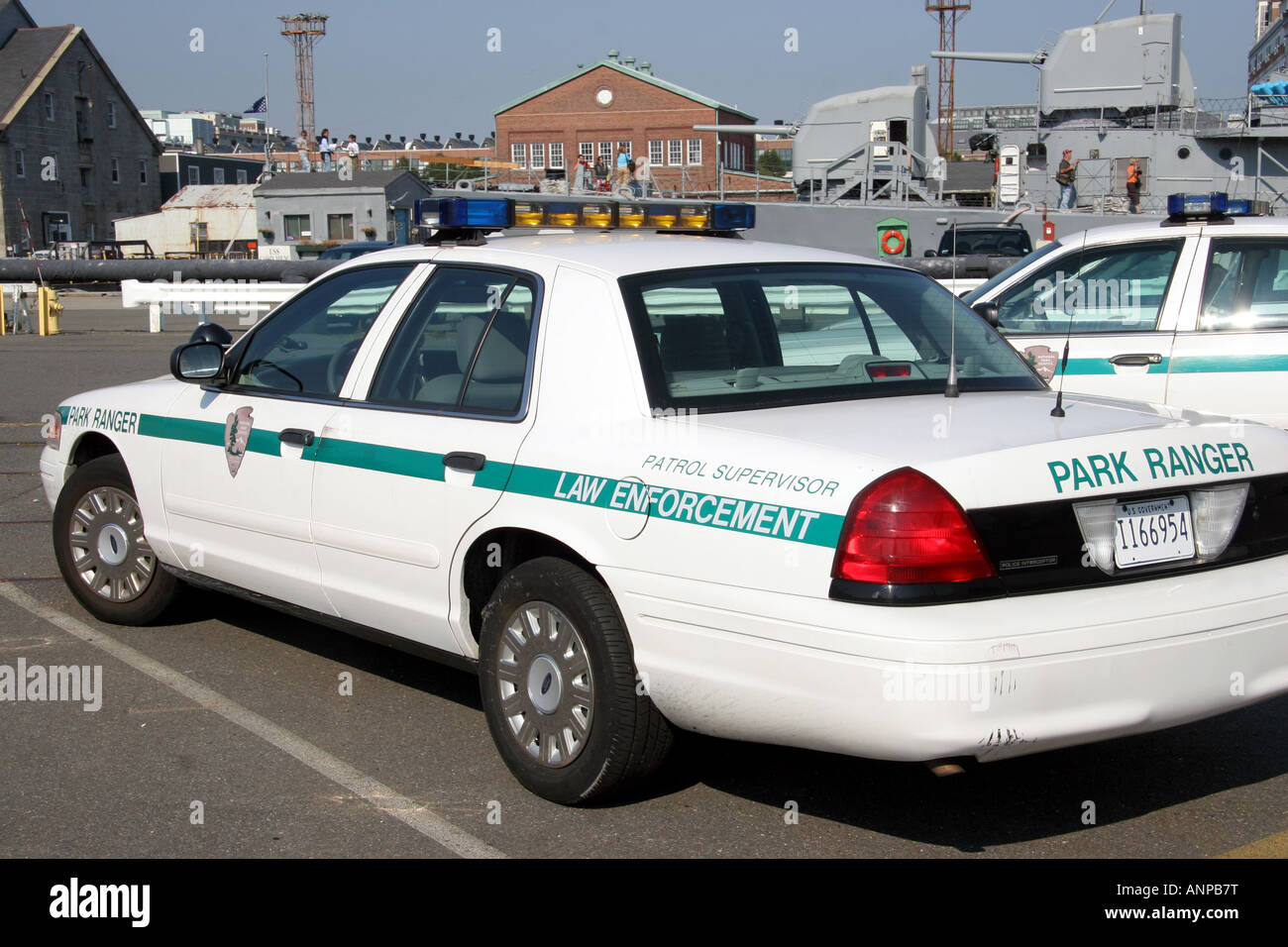 US Park Ranger patrol cars in Boston Massachusetts USA Stock Photo Alamy