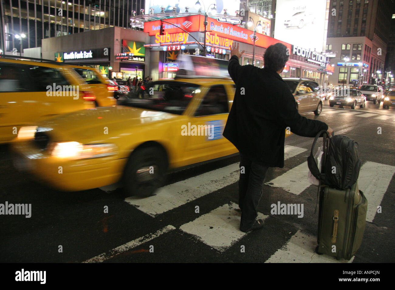 Flagging down hires stock photography and images Alamy