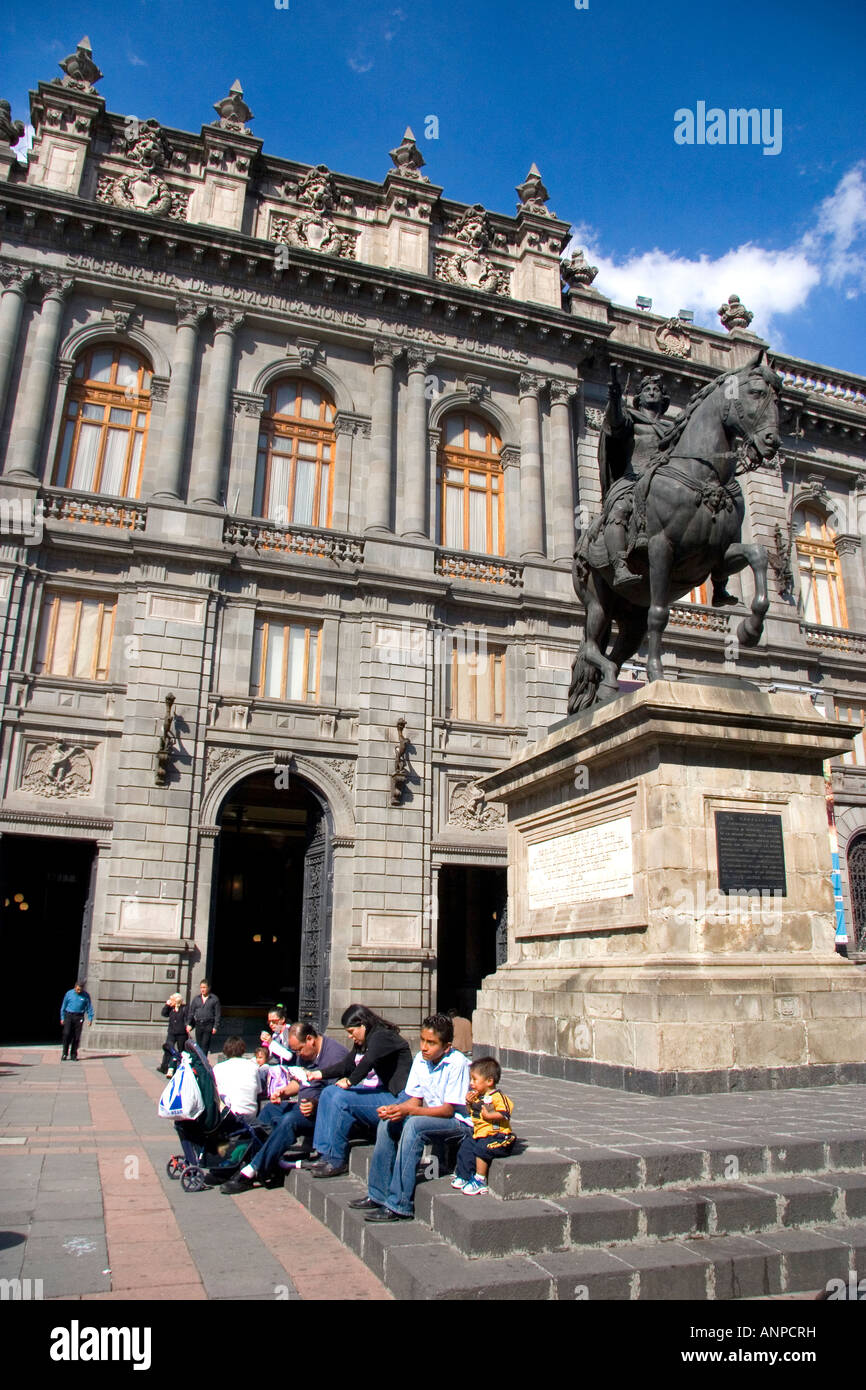 El Caballito bronze sculpture in front of the National Museum of Art in Mexico City Mexico Stock Photo