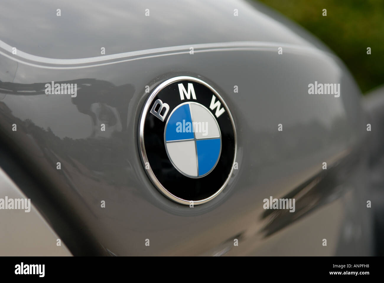 BMW motorcycle tank Stock Photo - Alamy