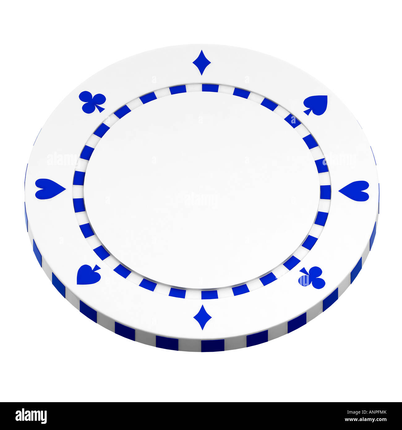 Poker chip Stock Photo