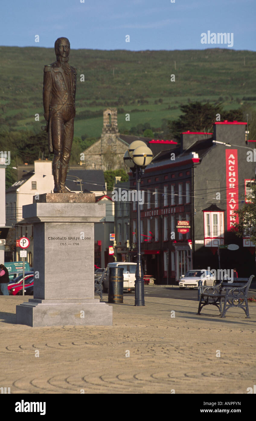 Statue of Wolfetone, Bantry, Cork, Ireland, Wild Atlantic Way Stock Photo