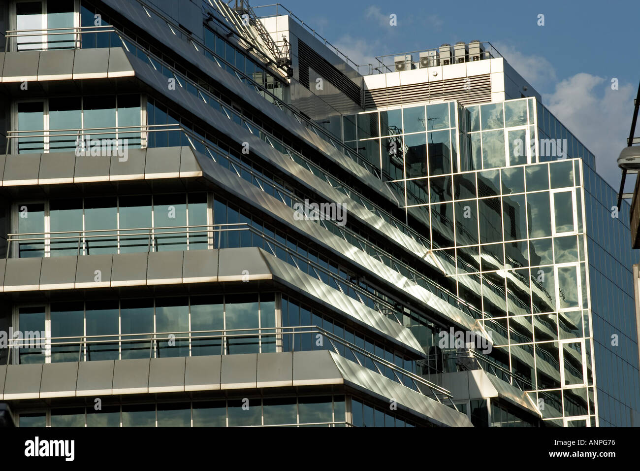 Friars Bridge Court building abstract view London SE1 England Stock