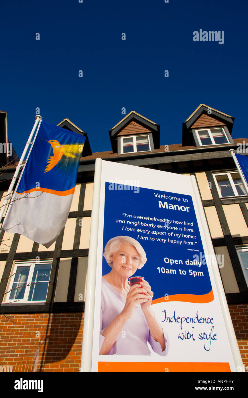 UK housing retirement Stock Photo Alamy