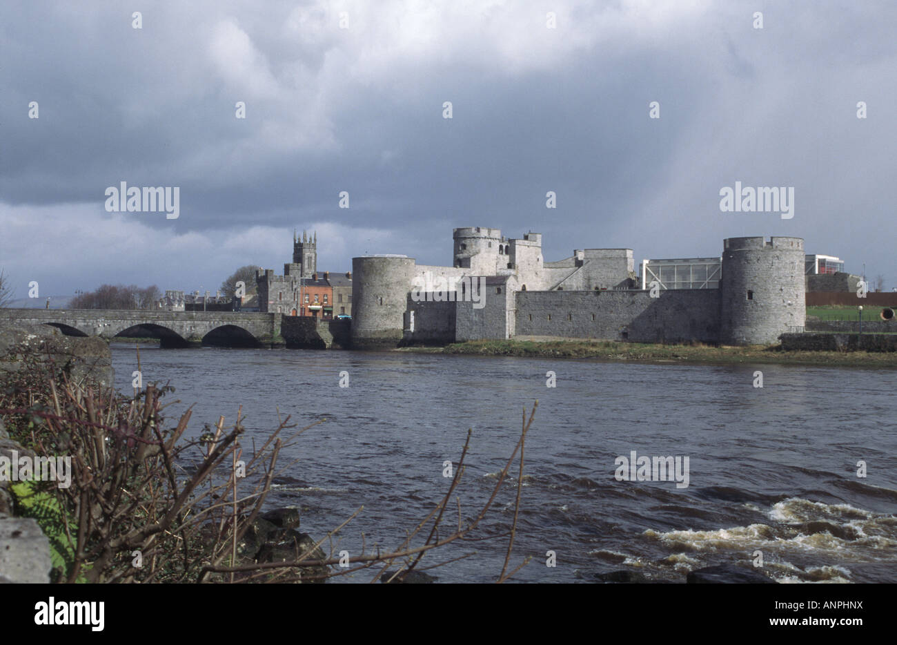 St John's Castle, Limerick , Ireland Stock Photo Alamy