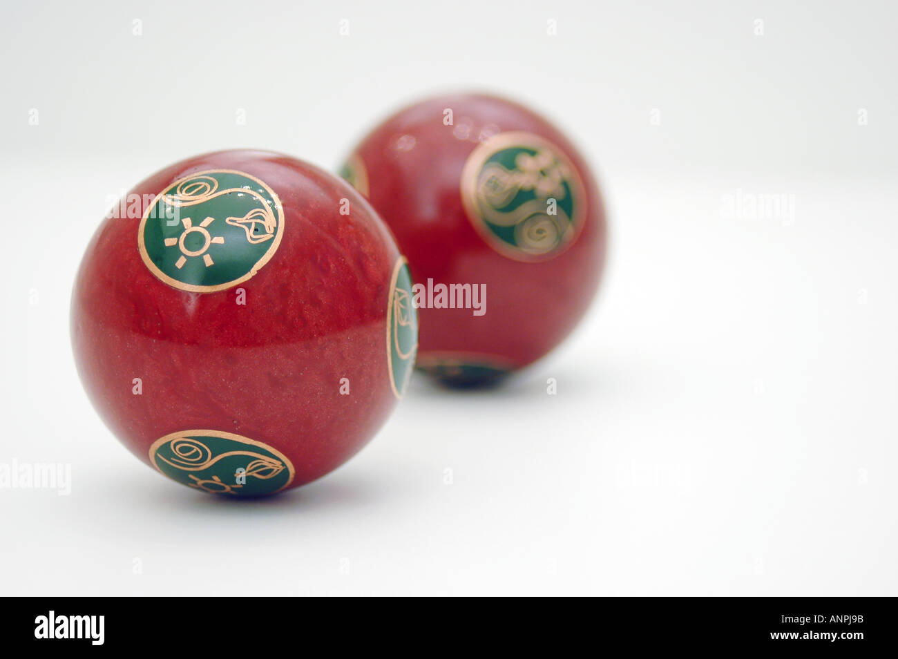 Chinese Healing balls Stock Photo