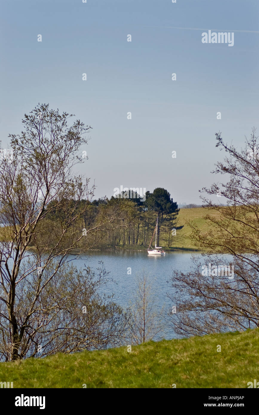 Spring In Rutland Rutland Water in early spring Stock Photo - Alamy