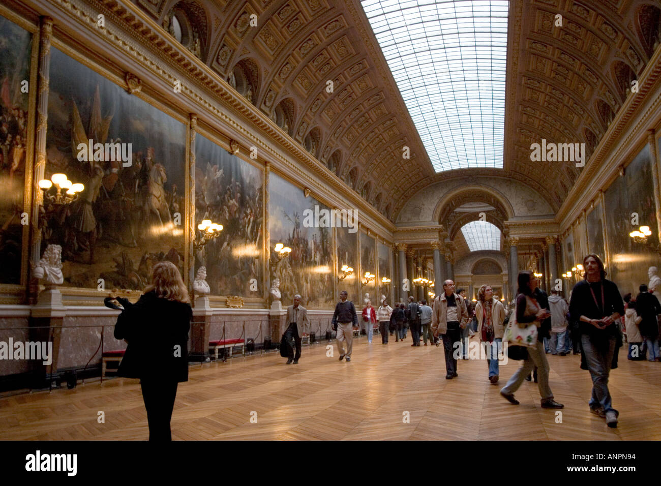 The Hall of Battles, art gallery Chateau de Versailles Paris France