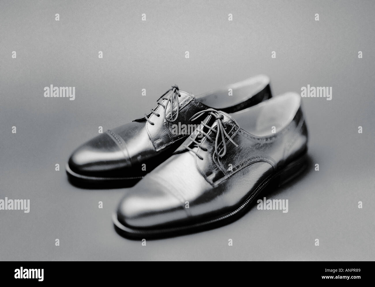 A pair of mens' shoes Stock Photo