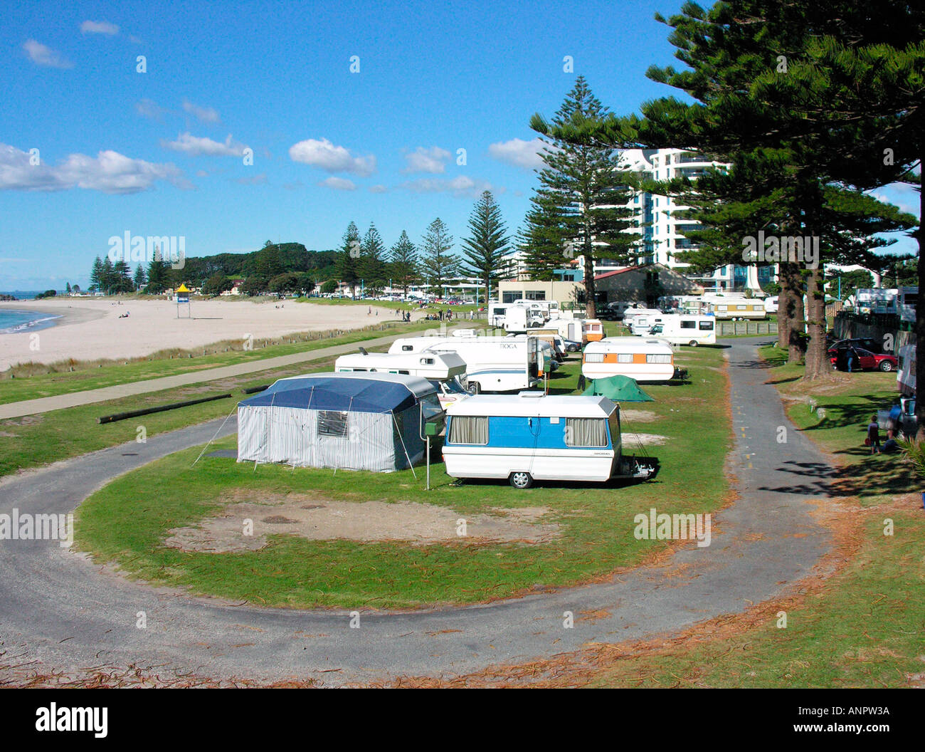Mount maunganui camping ground hires stock photography and images Alamy