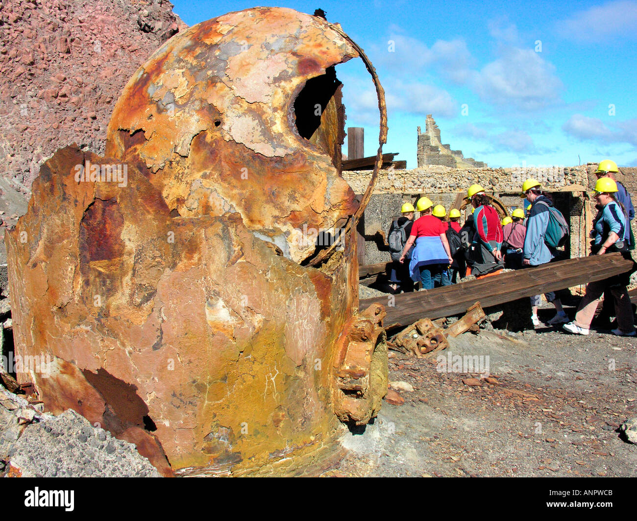 White Island Tour off the coast of Whakatane New Zealand NZ only active marine volcano Stock