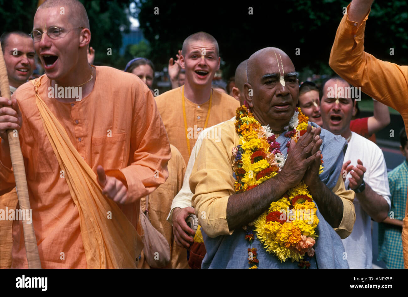 Hare krishna ceremony hi-res stock photography and images - Alamy