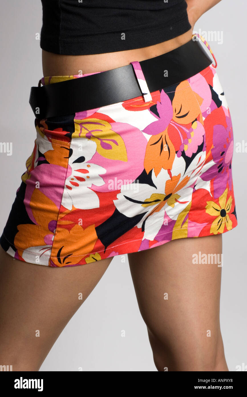 Mini short dress skirt hi-res stock photography and images - Alamy
