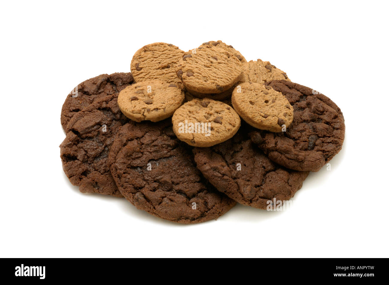 Chocolate cookies Stock Photo