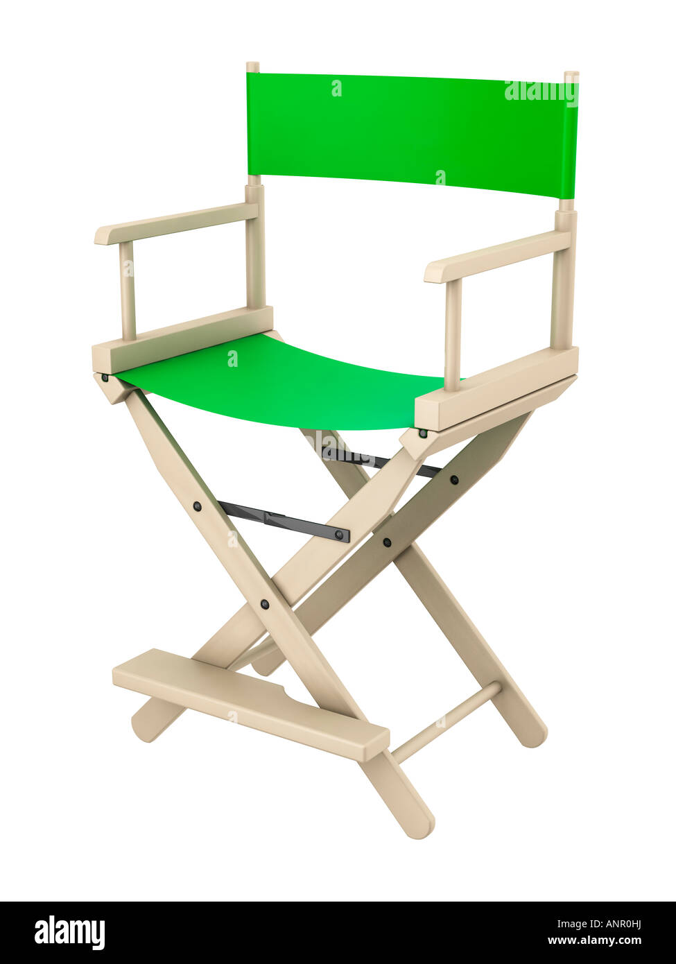 Green Director chair Stock Photo Alamy