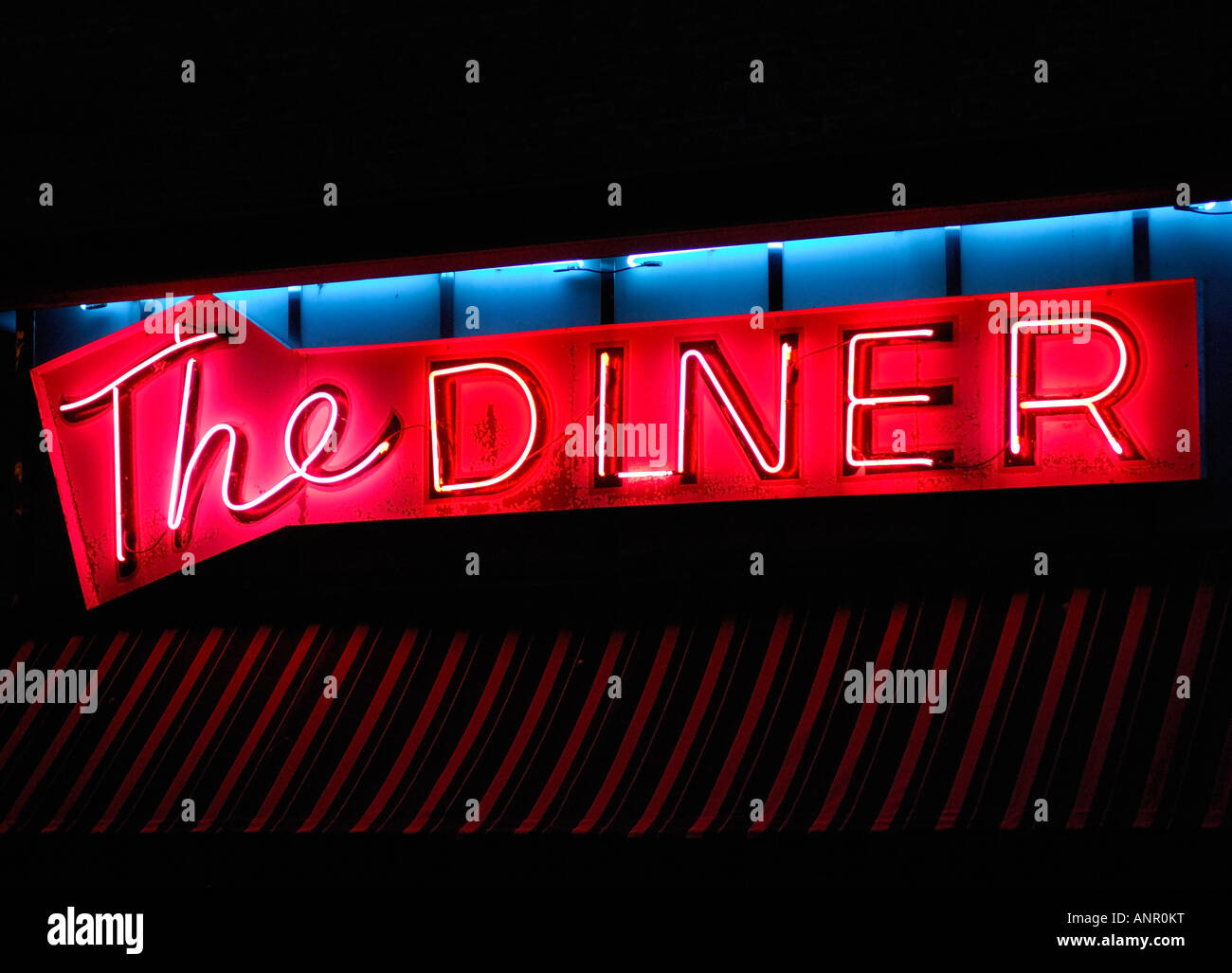 Diner sign hi-res stock photography and images - Alamy