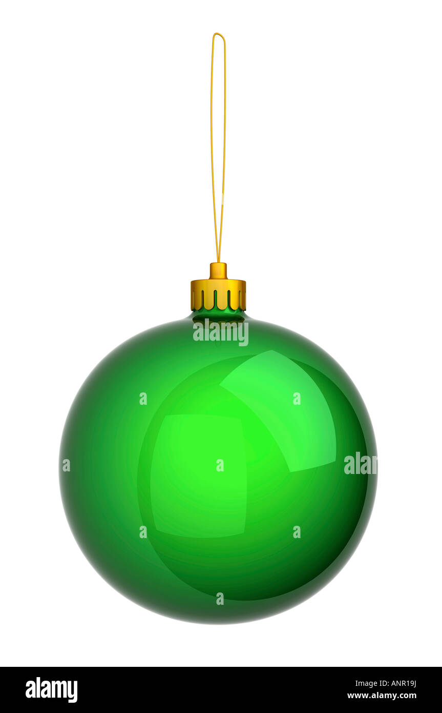 Green Bauble Stock Photo