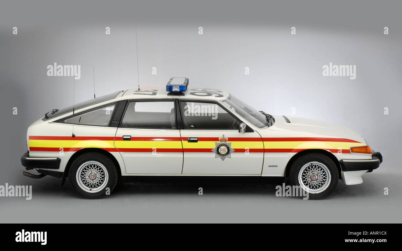 1984 Rover SD1 Police Car Stock Photo